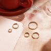 14 Karat Gold Bold Medium Hoops (19mm) - 13