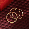 585er Gold Essential Gedrehter Stapelring - 12
