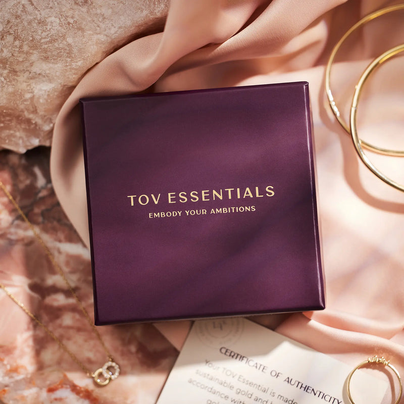 Gold Bold Stacker Ring of 14 Karat Gold for Women