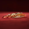 585er Gold Bezel Dot Eternity Ring - 10