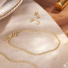 Or 14 Carats Bracelet Boules - 10