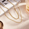 Or 14 Carats Collier Chaîne Curb - 13