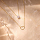 Hart Zirkonia Kettingen Set