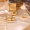 14 Karat Gold Chunky Small Hoops (16mm) - 5