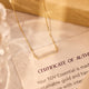 Collier Pendentif Bar Zircon Pavé
