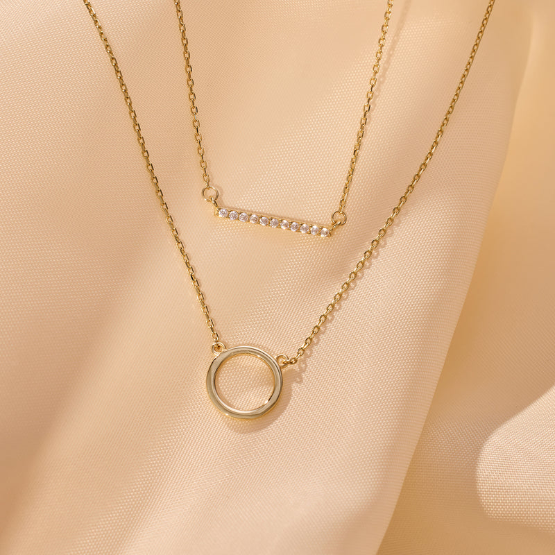 Circle Pendant Necklace