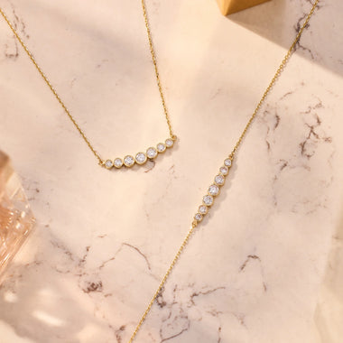 14 Karaat Goud Zirkonia Trail Set - 2