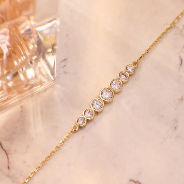 14 Karaat Goud Zirkonia Trail Set - 3