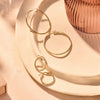 14 Karat Gold Tube Small Hoops (18mm) - 9