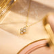 Zirkonia Bloem Pendant Ketting