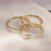 585er Gold Zirkonia Ring - 9