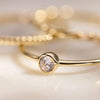 585er Gold Zirkonia Ring - 8