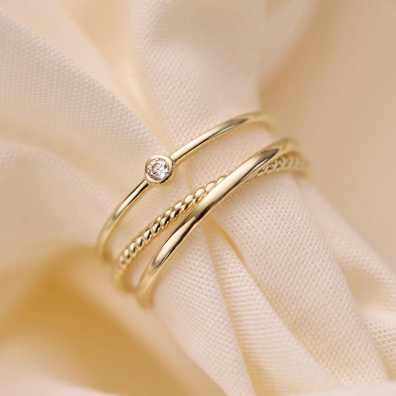 Mini Zirkonia Ring