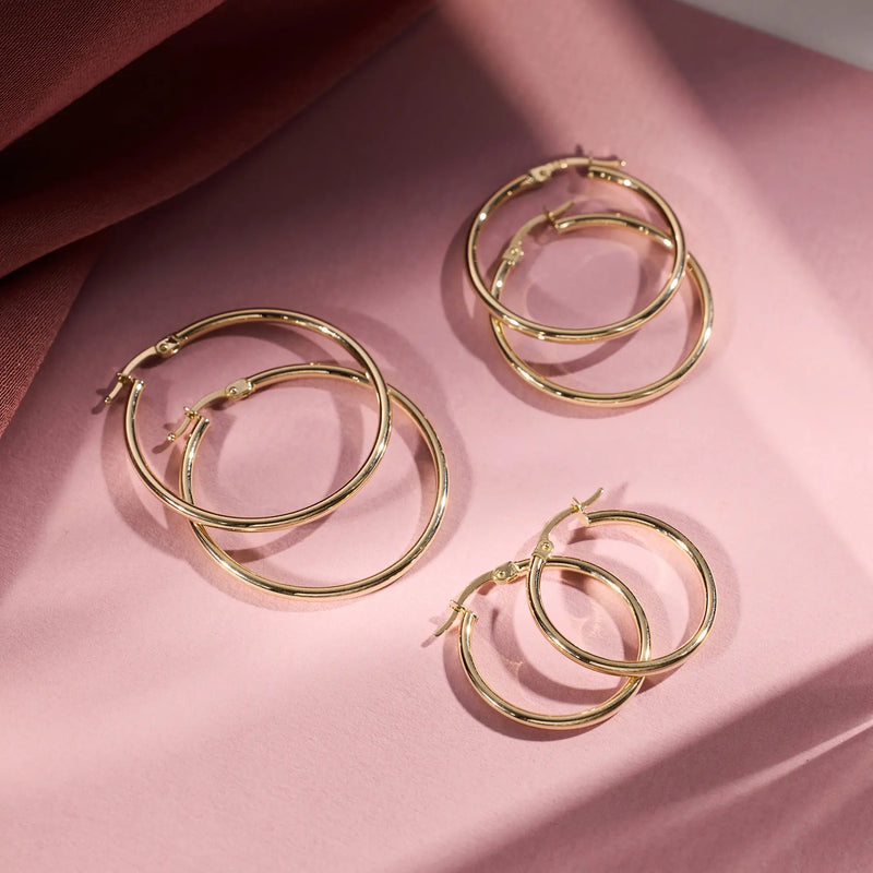 Tube Medium Hoops (24mm)