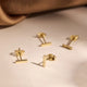 Stab Ohrstecker Set