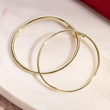 14 Karat Gold Essential Bangle Set - 2