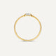 Baguette Cut Zirkonia Ring