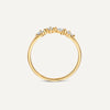 14 Karat Gold Dazzling Cubic Zirconia Statement Ring - 6