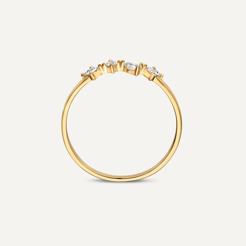 Dazzling Zirkonia Statement Ring