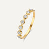 Bezel Set Cubic Zirconia Band Ring