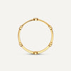 14 Karat Gold Six Bezel Set Cubic Zirconia Band Ring - 7