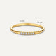 Cubic Zirconia Line Ring