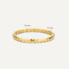 585er Gold Bezel Dot Eternity Ring - 6