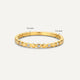 Sparkling Cubic Zirconia Bezel Dot Eternity Ring