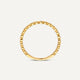 Sparkling Cubic Zirconia Bezel Dot Eternity Ring