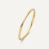 585er Gold 1mm Dünner Curve Band Ring - 1