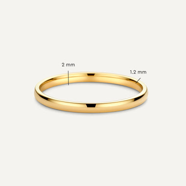 14 Karat Gold Figaro Stacker Rings Set - 9