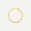 14 Karaat Goud 4 mm Curve Band Ring - 7
