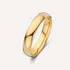 14 Karaat Goud 4 mm Curve Band Ring - 1