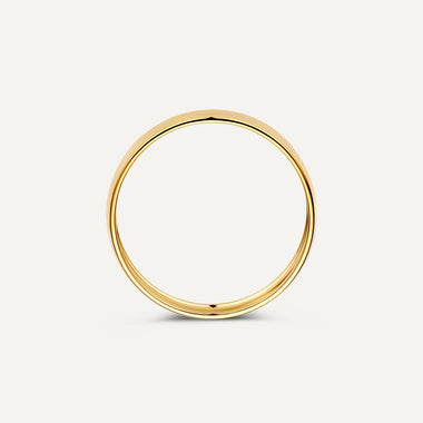 14 Karat Gold 5 mm Bold Curve Band Ring - 5