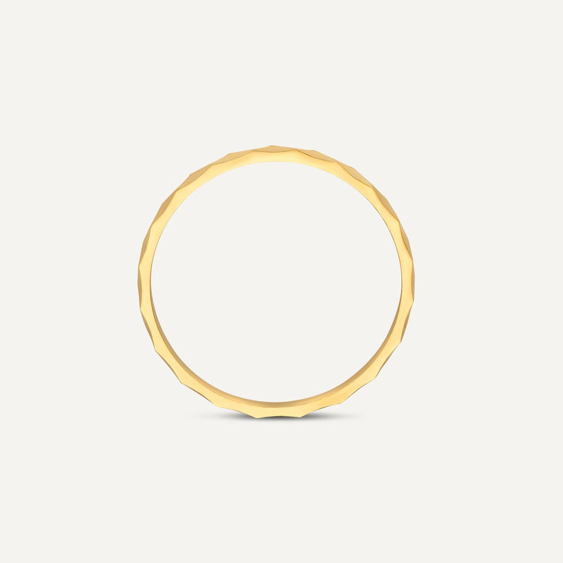 Hammered Stacker Ring