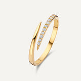 Cubic Zirconia Claw Ring