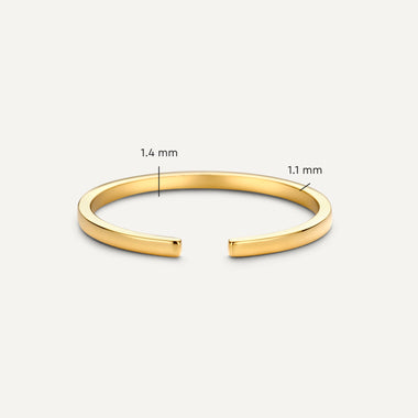 14 Karat Gold Open Beam Ring - 5