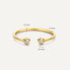 Cubic Zirconia Open Stacker Ring