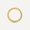 14 Karaat Goud Croissant Ring - 6