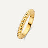 14 Karaat Goud Croissant Ring - 1