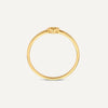 585er Gold Offenes Herz Ring - 6