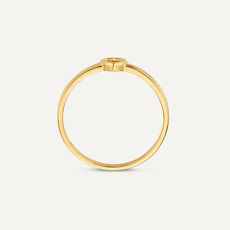 Offenes Herz Ring