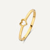 585er Gold Offenes Herz Ring - 1