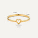 Offenes Herz Ring