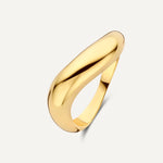 Gewellter Dome Ring