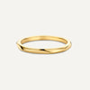 14 Karat Guld Rope Stabelring - 6