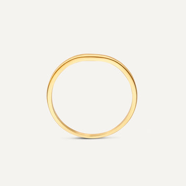 14 Karat Gold Wave Ring - 7
