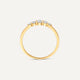 Cubic Zirconia Graduated Ring