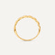 Fine Croissant Dome Ring