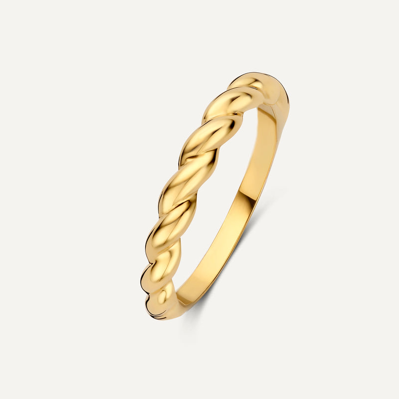 Fine Croissant Dome Ring